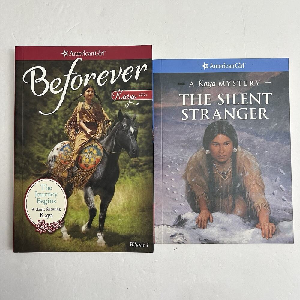 Set Of 2 American Girl Books Kaya Be Forever And The Silent Stranger Paperback